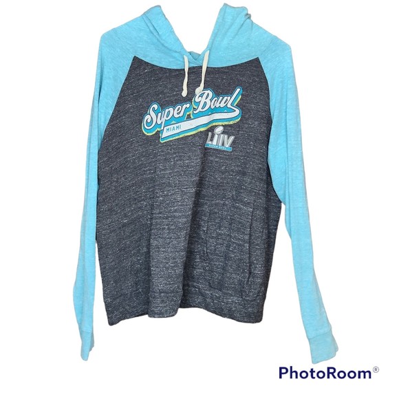 NFL Team Apparel Miami Dolphins Super Bowl Woman’s Lightweight Hooded Top - Picture 1 of 6
